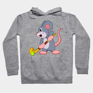 Mouse Hockey Hockey stick Hoodie